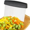 thumbnail image 3 of Stainless Steel Dough Scraper With Clearly Scale, Ultra-wide Desktop Scraper, Multipurpose Use For Cutting And Chopping, Non-slip Grip And Dishwasher-safe Cleaning For Your Cooking Needs, 3 of 5