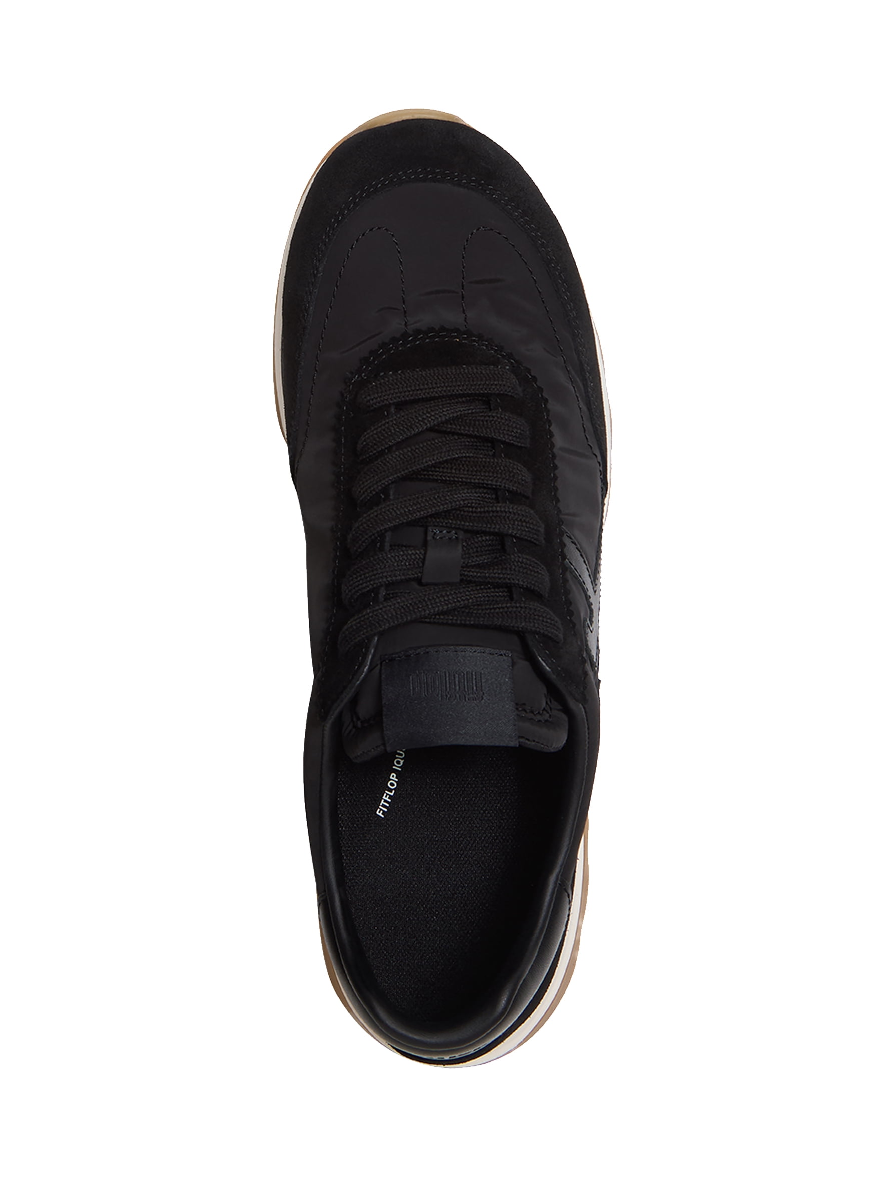 Fitflop Men's Retro-Q Ff Fabric/Suede Trainers