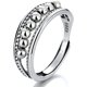 thumbnail image 1 of Ansiedad Anillo Spinner Anillos para Mujeres Hombres Retro Ajustable Fidget Banda Anillos Paz Anillos para Ansiedad Estrés Reliever Boda Promesa JFHHH pequeña, 1 of 5