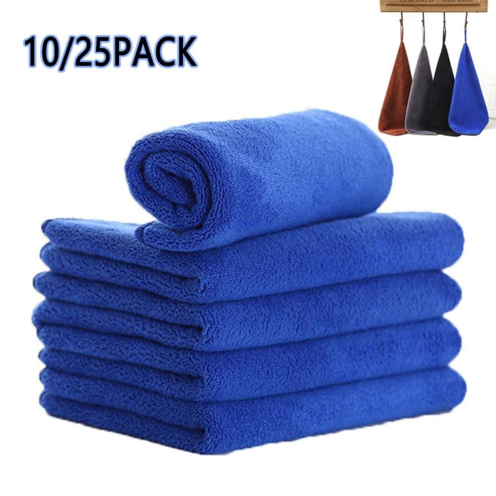 Lot 50Pack Microfiber Cleaning Cloth Towel NoScratch Rag Car Polishing Detailing 