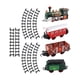 thumbnail image 5 of Juguetes de tren eléctrico,Juegos de trenes eléctricos para niños y niñas Locomotora,Navidad Trenes Juguetes Vagones De Pasajeros,Set de Tren con Vías Sonidos de Luz Regalo de, 5 of 9