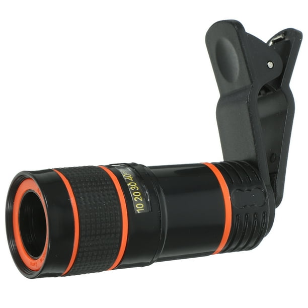 1 Conjunto de telescopio lente de teléfono móvil 8x Lente de fotografía de la cámara de los teléfonos inteligentes monoculares