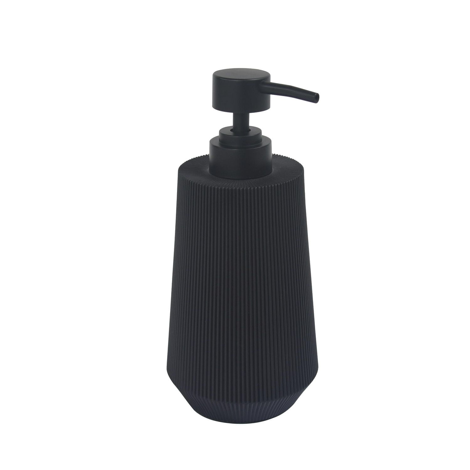 Hometrends Apollo resin lotion dispenser, soap dispenser in black, 1 resin soap pump and lotion pump for kitchen, bathroom or hotel