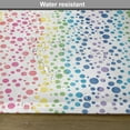 thumbnail image 6 of Ambesonne Modern Place Mats Set of 4, Circles in Wavy Shape, Standard Size, Multicolor, 6 of 6