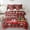Red Green Black, variant on Manfei Santa Claus 7-Piece Twin Bedding Sets,Merry Christmas Bedding Comforter Set,Festival Theme Breathable Sheet Sets,Microfiber Kids Bedroom Decor,Reversible