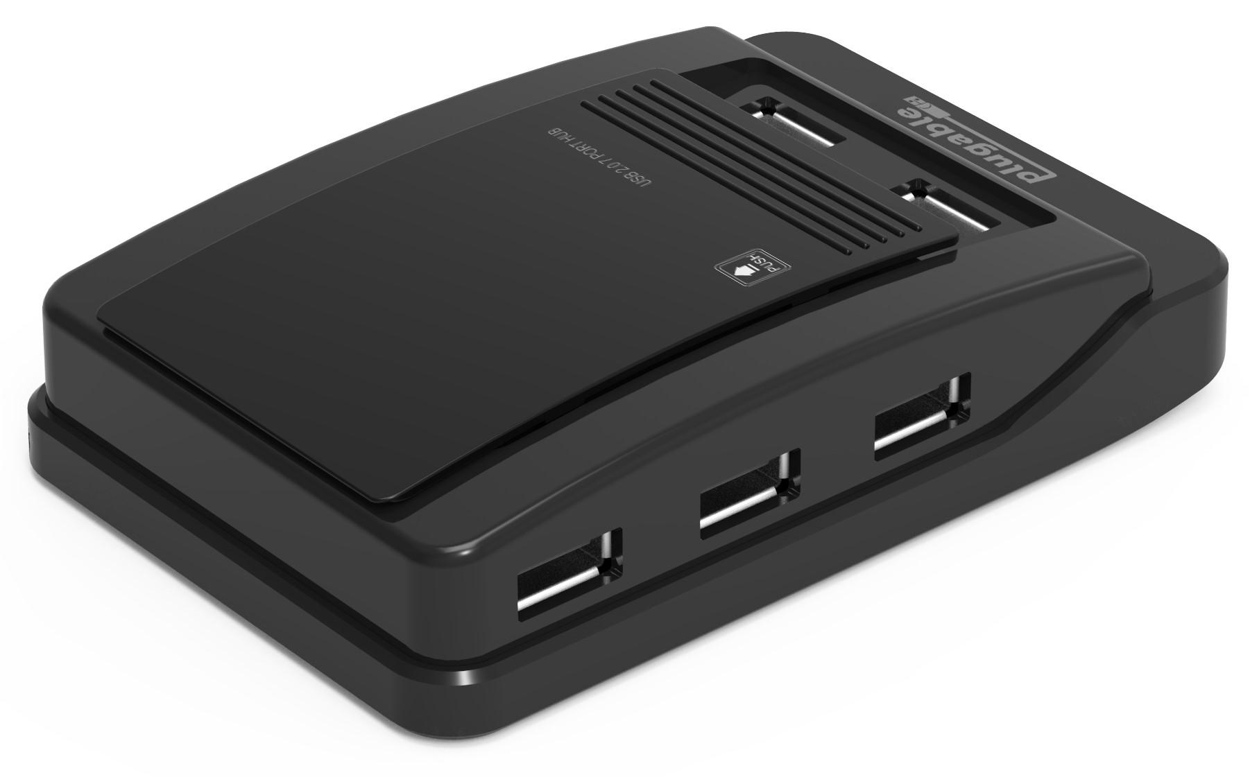 Plugable USB 2.0 7-Port High Speed Hub with 15W Power Adapter - image 3 of 7