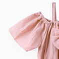 thumbnail image 4 of PatPat Sweet Off-Shoulder Baby Girl 2pcs Polyester Set, 4 of 7
