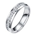 thumbnail image 2 of Fiudx Anillo de Diamantes, Banda de Acero Inoxidable Que Estimula El Metabolismo, Diseño de Diamantes Incrustados Que Mejora La Energía, Alivia El Dolor y Favorece La Pérdida de Peso, Mejora La Salud, 2 of 5