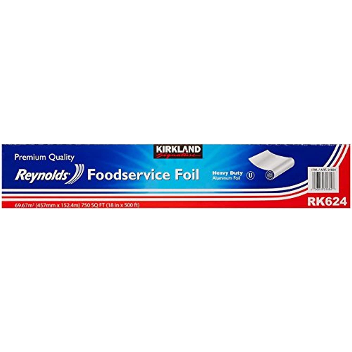 Kirkland Signature Reynolds Foodservice Foil HD, 18 in x 500ft