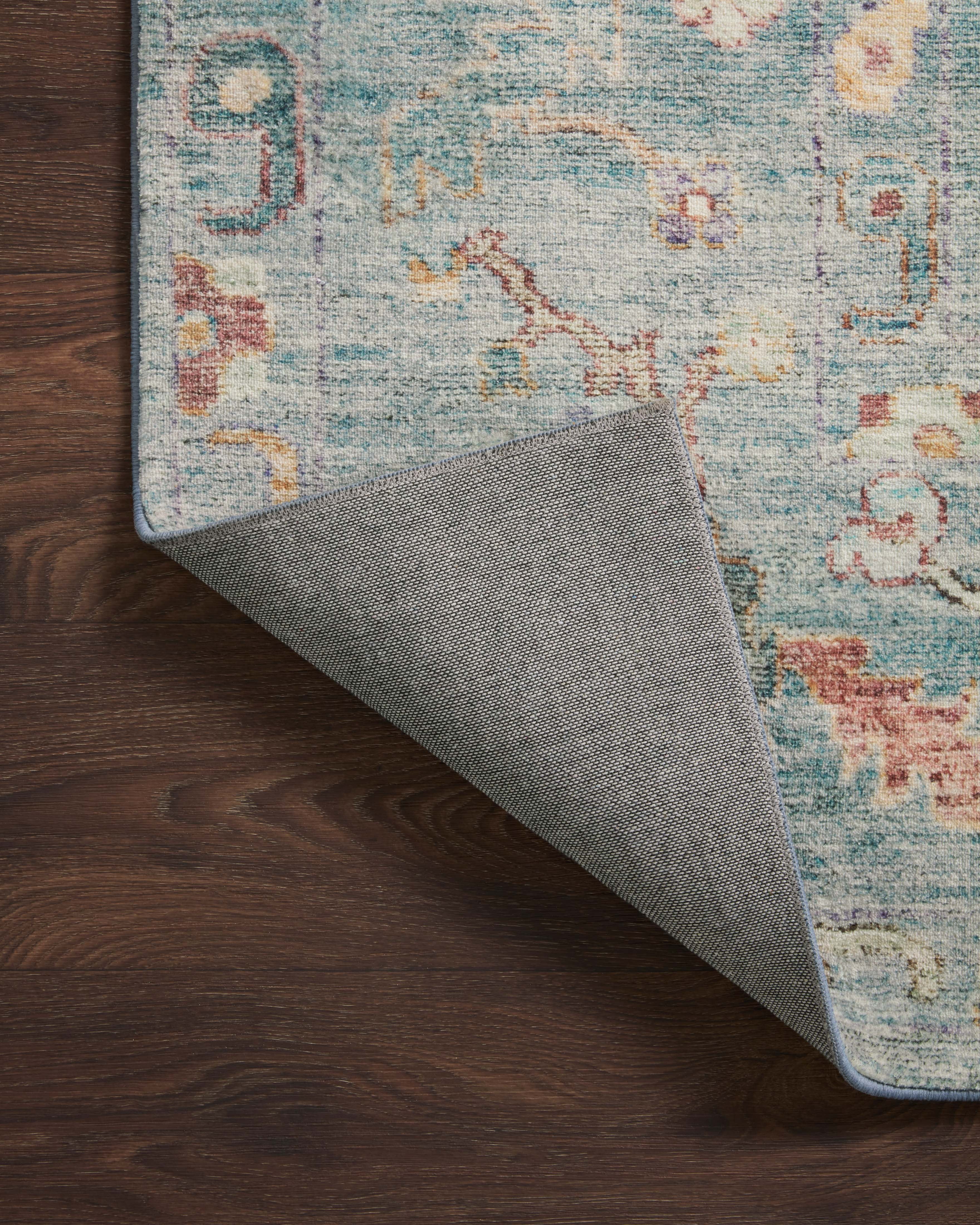 Loloi Margot Denim / Multi 2'-6" X 9'-6" Runner Rug