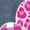 HEATHER BLUE, variant on - Valentine's Patterned Hearts - Women's Short Sleeve Graphic T-Shirt
