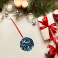 thumbnail image 6 of Honeii Lightning Print Christmas Tree Acrylic Ornament | Christmas Decoration, Living Room Bedroom Garden Seasonal Decor for Christmas Tree-Round Shape, 6 of 7