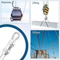 thumbnail image 4 of 14 Abrazaderas para Cable de 2 Postes M2, Abrazadera para Cable de 1/16 Pulgadas, Clips para Cable de Doble Perno para Cable de 1/16 Pulgadas/1,5 mm, 4 of 7