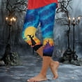 thumbnail image 2 of YDFCWXW Halloween Leggings for Women Yoga Pants Funny Tummy Control Workout Fitness Halloween Tights Sky Blue, XXL, 2 of 5