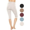 thumbnail image 3 of Stretch Is Comfort Women's and Plus Ultra Flex High Waist Knee Length Leggings | Adult Small- 5x, 3 of 7