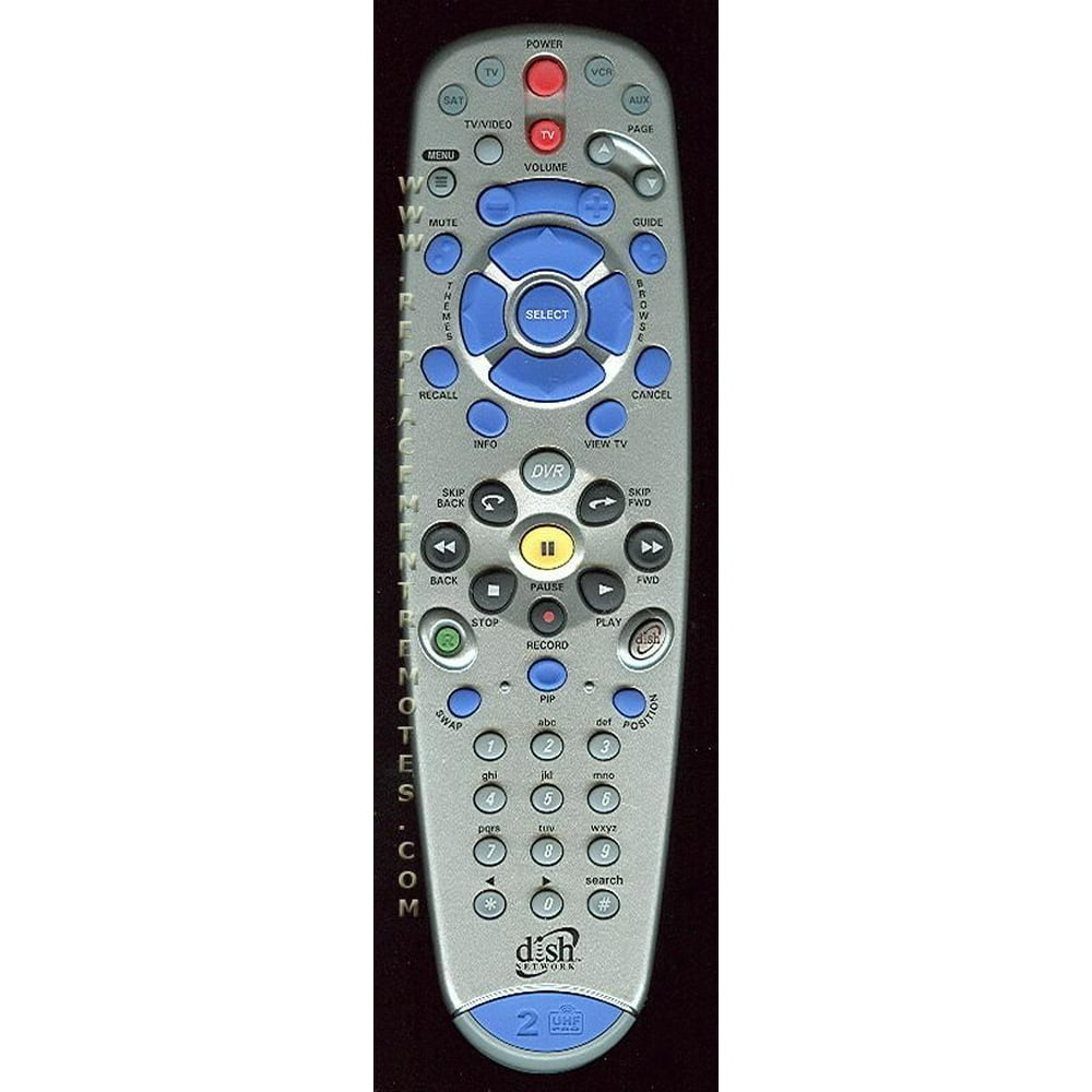 6.0 IR/UHF PRO (p/n 132578) Satellite Receiver Remote