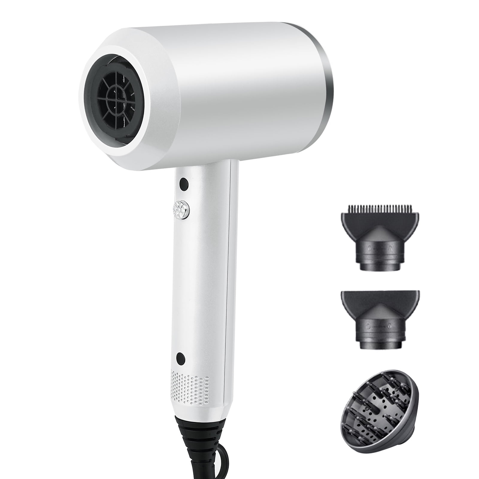 Hair Dryer 3 Speeds Adjustable Fast Drying Hairdryer Blow Dryer Hot