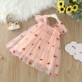 thumbnail image 2 of Vedolay Summer Dress Little Girl A-Line Dresses Bowknot Dress for Baby Girls Casual Toddler Girl Dresses for Party Girl Dress,Pink 3-4 Years, 2 of 5