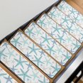 thumbnail image 3 of Coastal Sage Green Starfish Stair Treads Non Slip for Steps Nautical Minimalist Ocean Summer 4 Pcs Reusable Adhesive Stair Runner Mats for Dogs Elders Carpet Treads Rugs for Staircase 8x30 In, 3 of 9