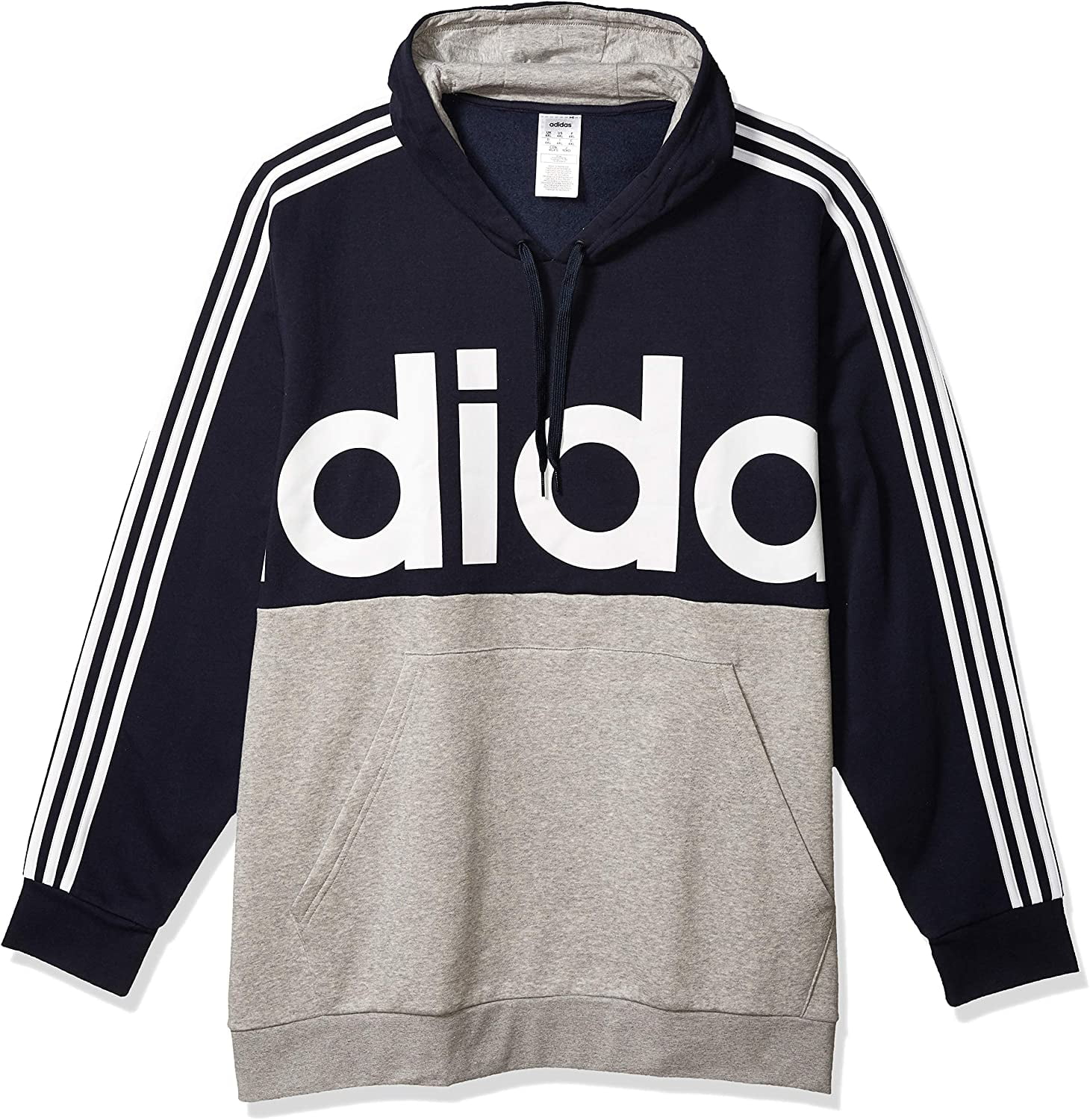 adidas men's essentials colorblock pullover sweatshirt