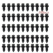 LAB WORK 100Pcs Fender Clips Fasteners Push Retainer ATV Retainer Clips 8mm 0.31in Push Pin Splash Guard Body Panel Universal for Honda Suzuki Kawasaki