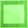 thumbnail image 1 of Ahgly Company Indoor Square Solid Green Modern Area Rugs, 5' Square, 1 of 1