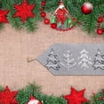 thumbnail image 2 of Maison Concepts Christmas Tapestry Table Runner Gray Trees 54", 2 of 4