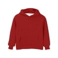 thumbnail image 2 of LWNYDPLSD Baggy Hoodies for Girls Solid Basic Loose Hoodie Sweatshirt Teens Unisex Long Sleeve Kangaroo Pocket Drop Shoulder Pullovers Top, 2 of 8