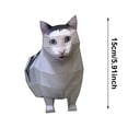 thumbnail image 2 of Desktop Ornament for Living Room Cat Papercraft Life Scale 3D Paper Decorative Craft by Cat Theme and Handmade for Desk Display, 2 of 4