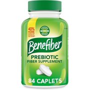Benefiber Prebiotic Fiber Supplement Caplets, 84 count