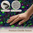 thumbnail image 6 of ODIKA 2'x3' Washable Doormat Non-Slip, Low Pile Gamer Dice Console Symbols Playful Throw Alfombra Video Arcade for Entryway, Kitchen, Laundry Room, 6 of 7
