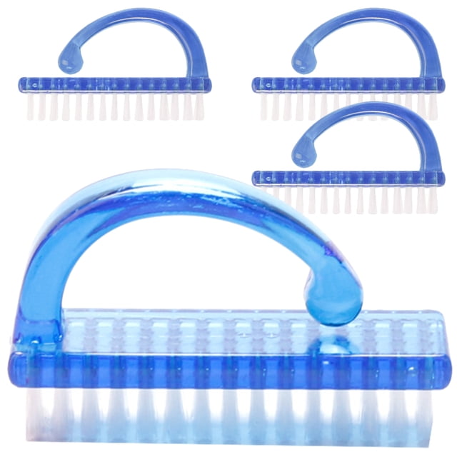 4 Uds. Cepillos para uñas, limpieza debajo de las uñas, cepillos para limpieza de dedos de los pies, cepillos exfoliantes