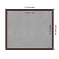 thumbnail image 4 of Amanti Art Cyprus Walnut Narrow Framed Magnetic Board 51 x 43 in., 4 of 7