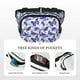 thumbnail image 5 of Fotbe Butterflies Cangurera Cuadrada con Estampado de Doble Capa, Bolsa de Cintura Ajustable Mini para Hombres y Mujeres, 5 of 9