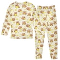 thumbnail image 3 of Boys Pajamas Girls Pajama Capybara Star Cute Comfortable Cotton Two-piece Pajama Set, 3 of 7