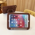thumbnail image 4 of TECH CIRCLE Case for iPad A16 (11") 2025, iPad 10th Generation Cute Kid's Case 10.9" (2022) with Shoulder Strap, Rotate Kickstand/Handle, Shockproof Protective Cartoon Cover for Girl Boy, Brown Bear, 4 of 7