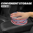 thumbnail image 4 of Honeii American Patriotic Stars And Stripes Print Waterproof Car Trash Can,Waterproof Portable Collapsible Trash Can,Garbage Container fits Most Cars,SUVs,and Trucks, 4 of 7