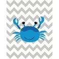 thumbnail image 2 of Robinson, Tamara 15x18 White Modern Wood Framed Museum Art Print Titled - Chevron Crab, 2 of 4
