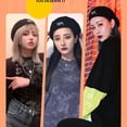 thumbnail image 3 of Warm Simple Mesh Peaked Cap Letter Painter Hat Autumn Winter Knitted Berets Men Berets Korean Style Hat Women Cap RED M, 3 of 8