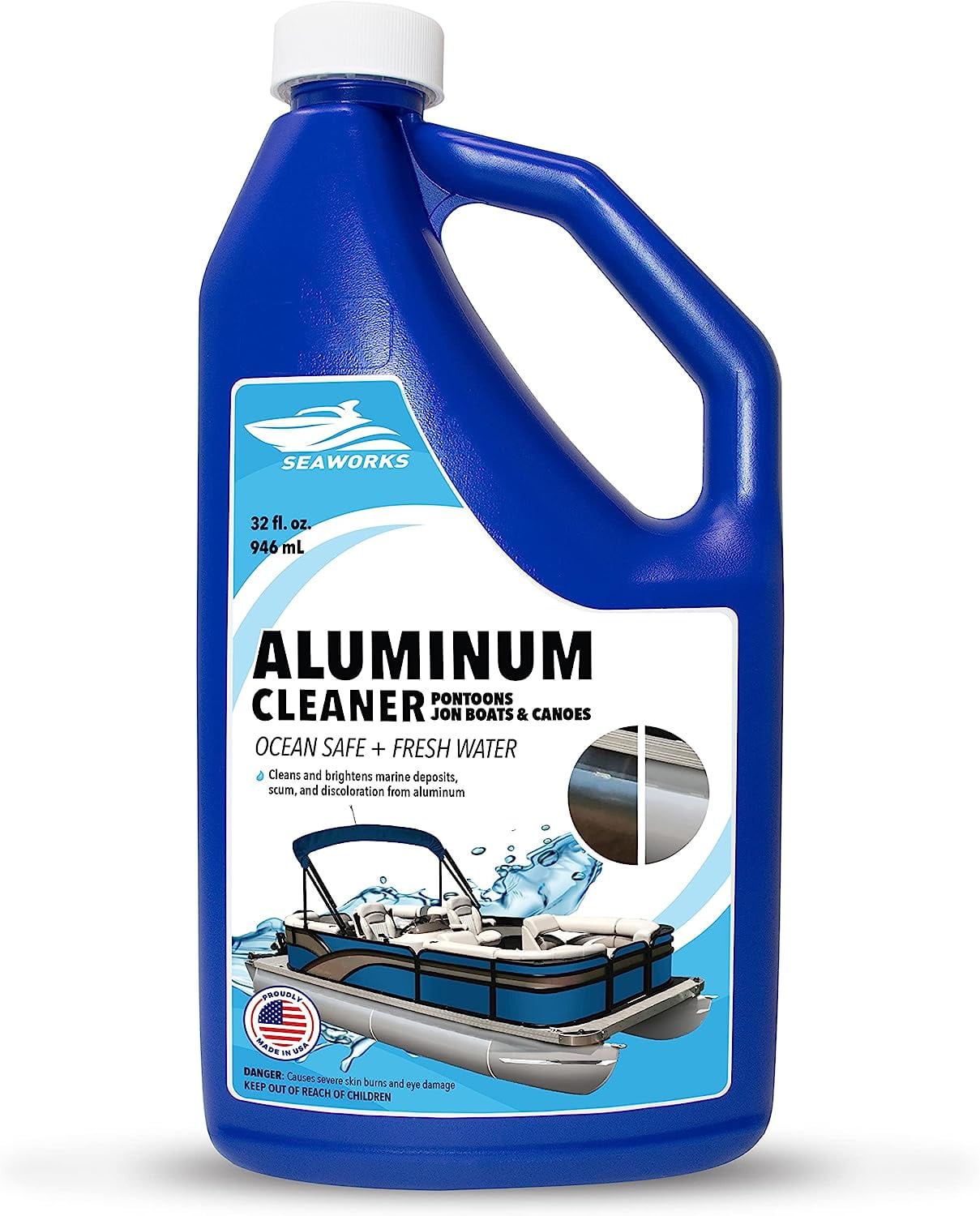 Seaworks Professional Boat Aluminum and Pontoon Cleaner and Brightener