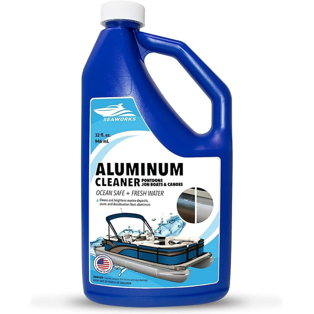 Seaworks Professional Boat, Canoe & Jon Boat Cleaner Aluminum & Fiberglass Safe
