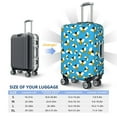thumbnail image 6 of Daiia Flying Bees Luggage Cover, Thickened Washable Travel Luggage Covers, Elastic Unique Baggage Covers for 18-20 inch Luggage-Large, 6 of 9