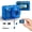 Blue, variant on Mini Digital Camera, 2MP 1080P Pocket-Size Camera, Y2K Mini Digital Camera with 32GB Card with Long Life for Travel, Party and Vlog, Blue