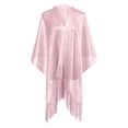 thumbnail image 2 of Lumtrix Evening Shawls for Women formal Party Dresses Beach Travel Solid Color Cardigan Shawl Wrap Light pink, 2 of 3