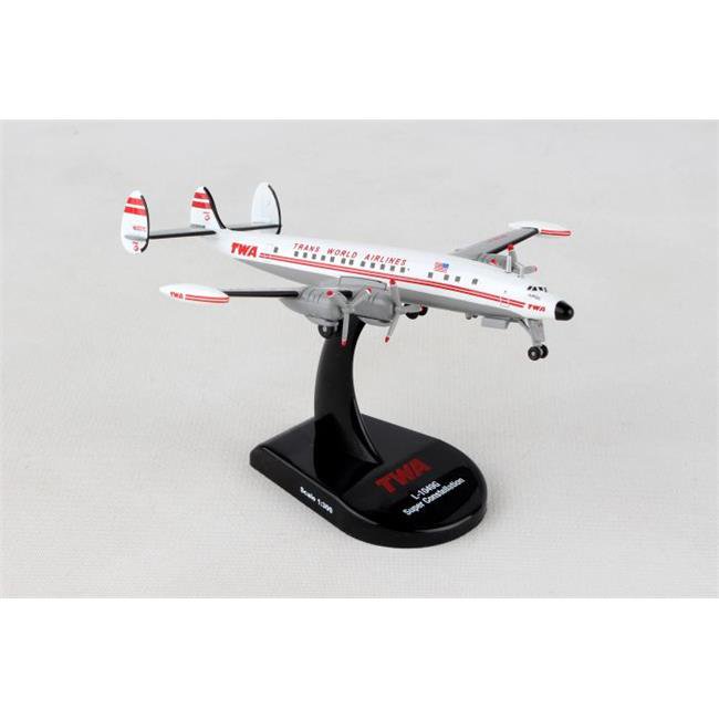 Postage Stamp Planes PS58061 TWA L1049 1300 Diecast Airplane Model