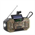 thumbnail image 1 of Radio Solar con Manivela, Altavoz Bluetooth, Linterna LED de Emergencia, Batería Externa, Dispositivo de Audio, Color Marrón ., 1 of 10