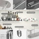 thumbnail image 3 of Paper Towel Holder, Wall Or Self-adhesive Paper Towel Holder, Stainless Steel Kitchen Roll Holder. Kitchen Towel Holder Under The Cabinet, Paper Towel, 3 of 5