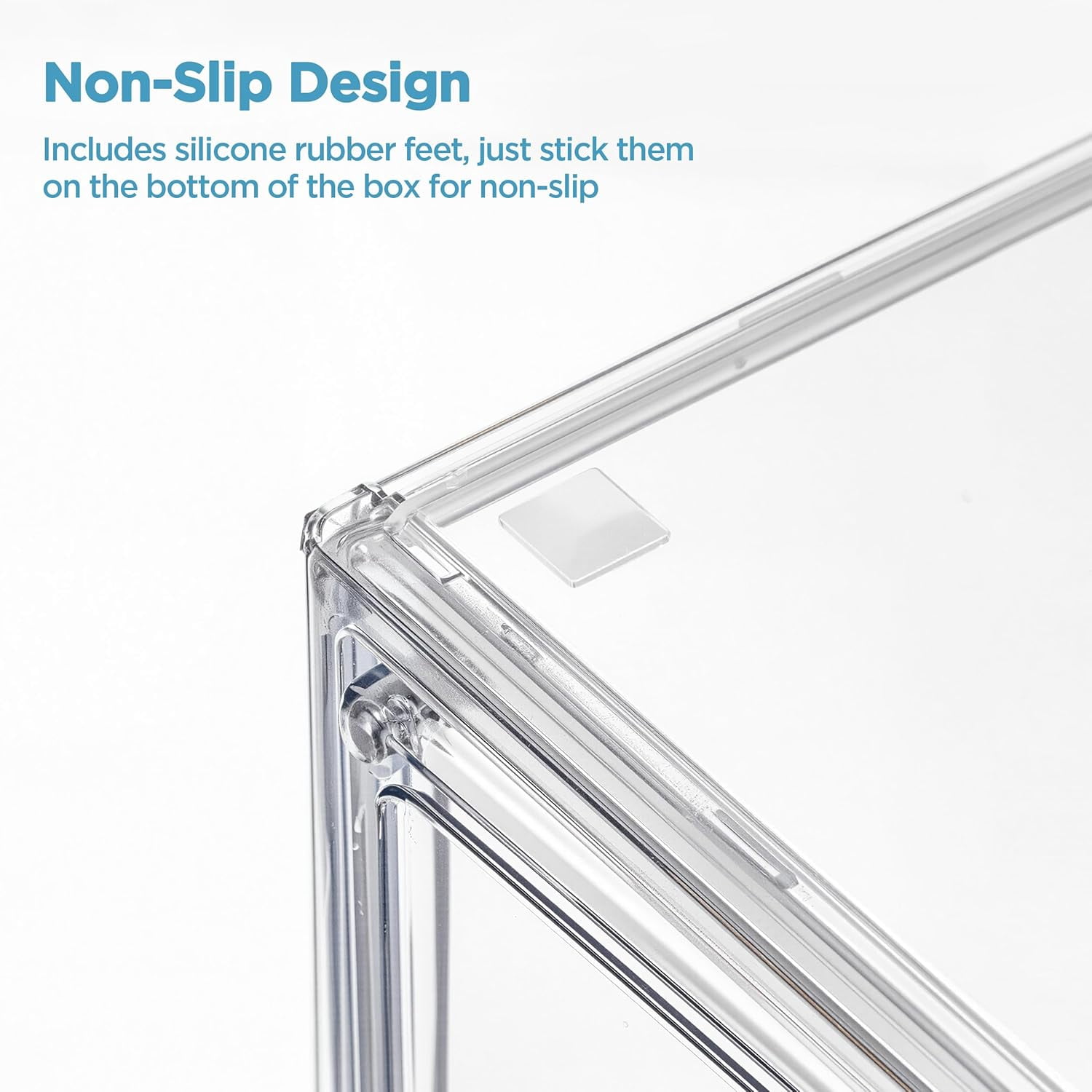 8.66*10.63*14.17in Baby Bottle Organizer,3-Tier Adjustable Clear Acrylic Storage Station Case Box Container with 2 Removable Dividers and Magnetic Door for Nipples Pump Parts Food Jars