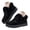 Black, variant on Womens Winter Ankle Boots Slip On Fleece Lined Suede Moccasin Comfortable Casual Platform Snow Booties Size 6-10