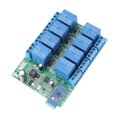 thumbnail image 2 of Módulo de interruptor de bloqueo automático de de avance momentáneo WIFI de 8 canales, control remoto de DIY, compatible c 12V Macarena Tablero de relé inalámbrico de 8 canales, 2 of 8
